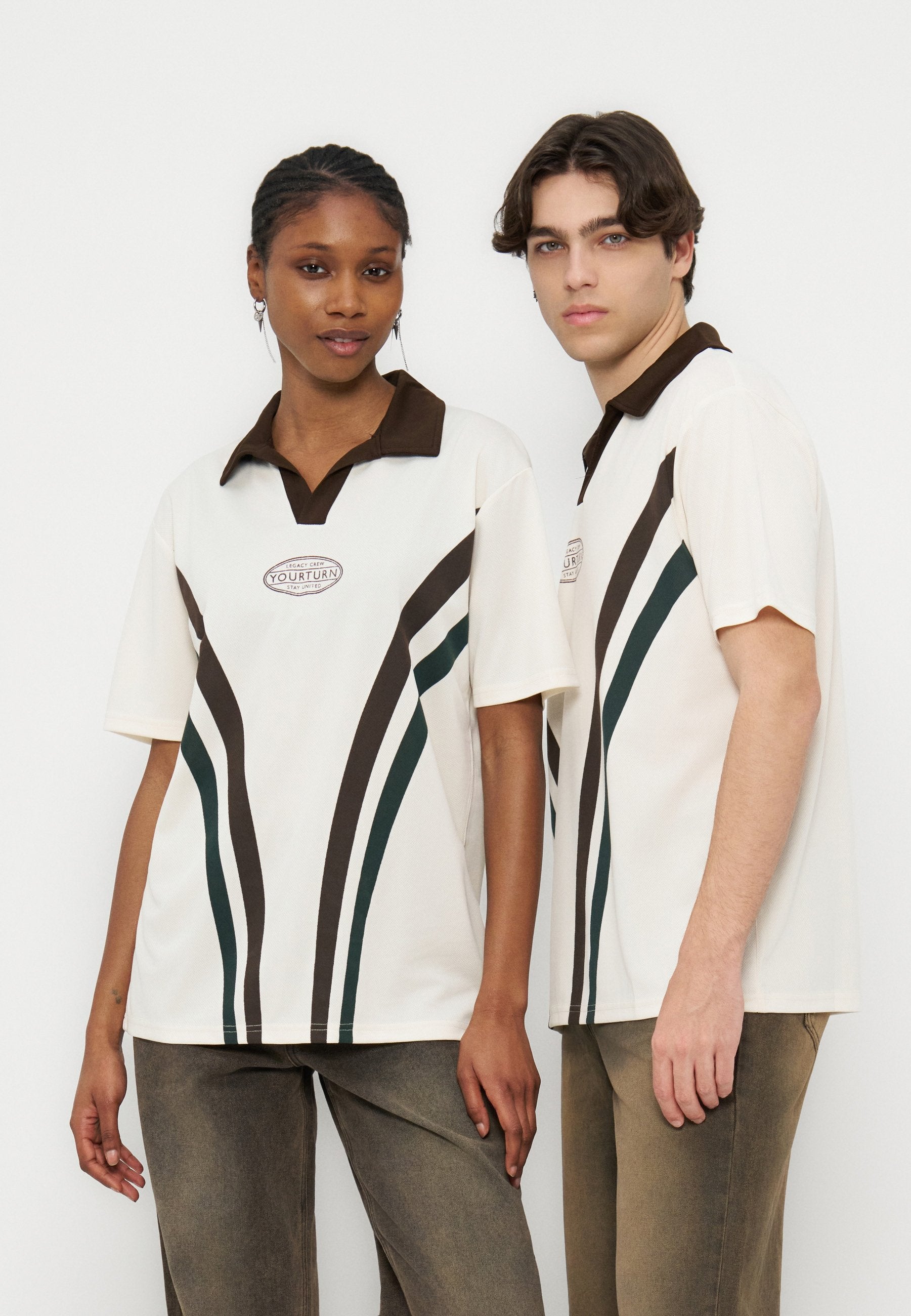 YOURTURN RELAXED FIT SPORTY POLO SHIRT