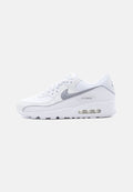 Nike Sportswear AIR MAX 90 PRM REFLECT - Trainers - white/metallic silver-coloured