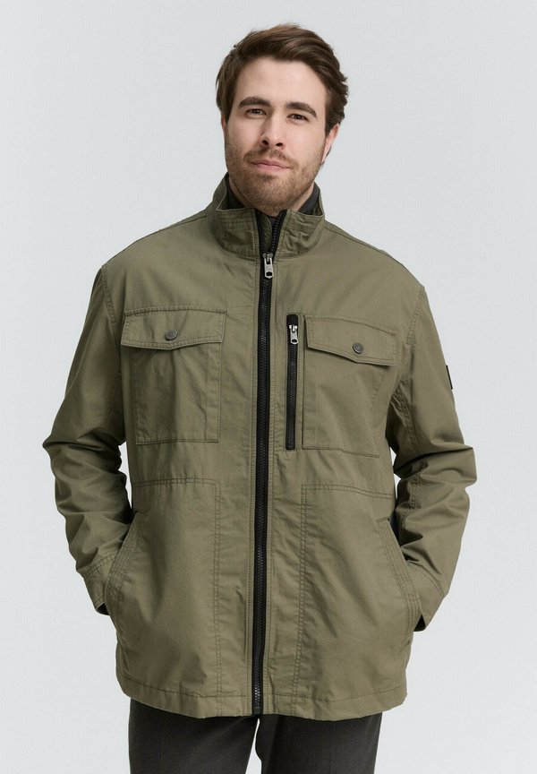 TOM TAILOR Summer jacket - smokey olive green