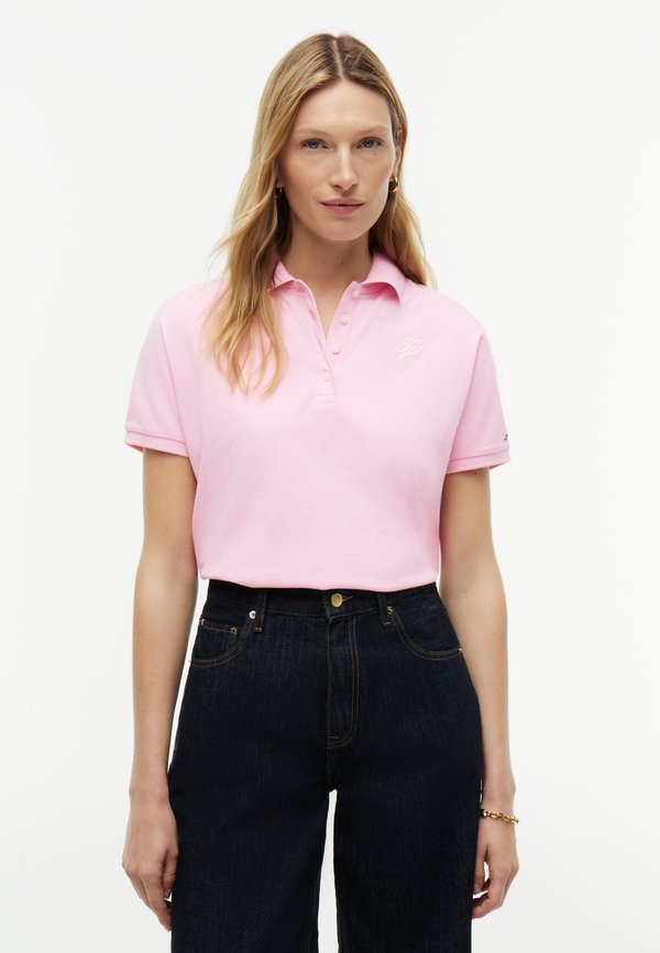 Tommy Hilfiger TH SCRIPT MODERN SS POLO - Polo shirt - classic pink