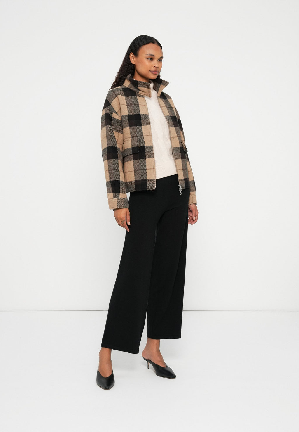 CHECK HARRINGTON JACKET Media 2