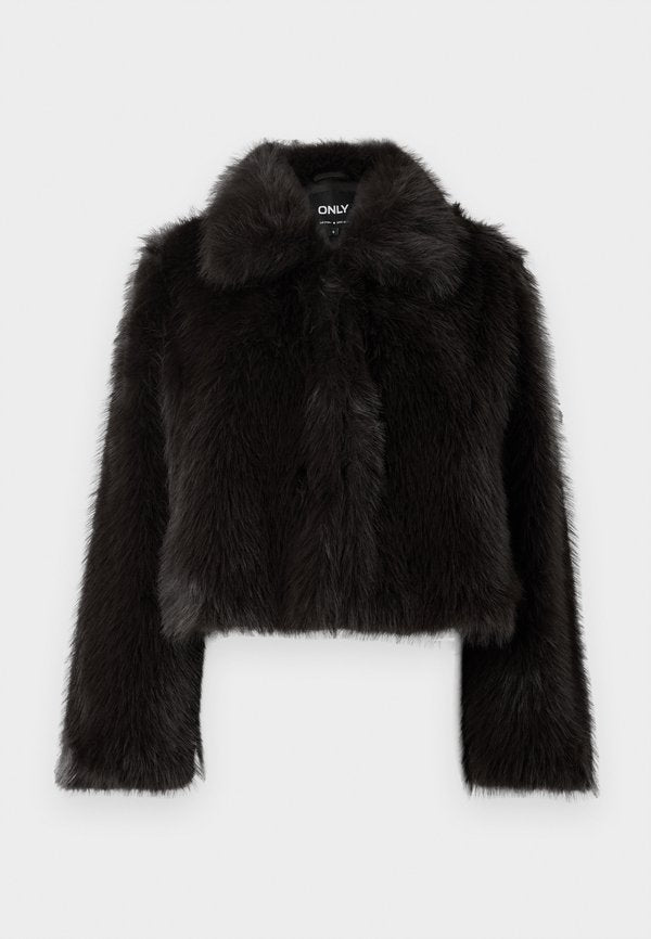 ONLY Synthetic fur ONLMANNY Synthetic fur - Winter jacket - chocolate torte