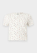 ONLY ONLFENJA - Print T-shirt - cloud dancer/rose smoke