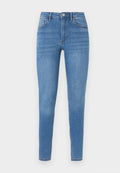 Vero Moda Skinny fit VMPOLLY Mid rise - Jeans Skinny Fit - medium blue denim