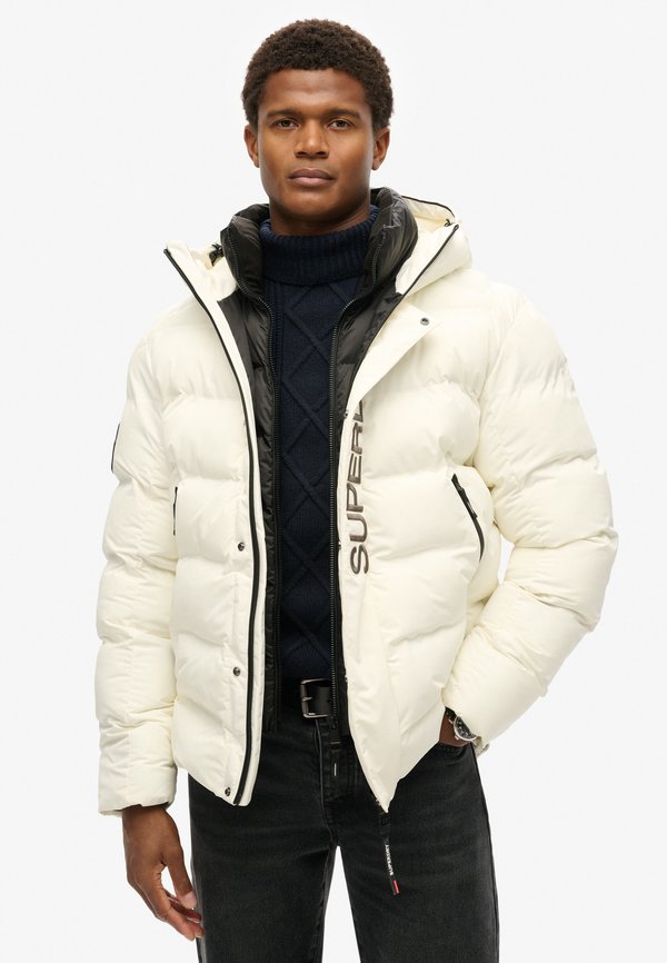 Superdry & Co GRAPHIC PUFFER  - Winter jacket - off white