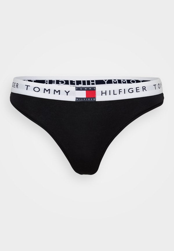 Tommy Hilfiger HERITAGE CLASSIC THONG - Thong - black