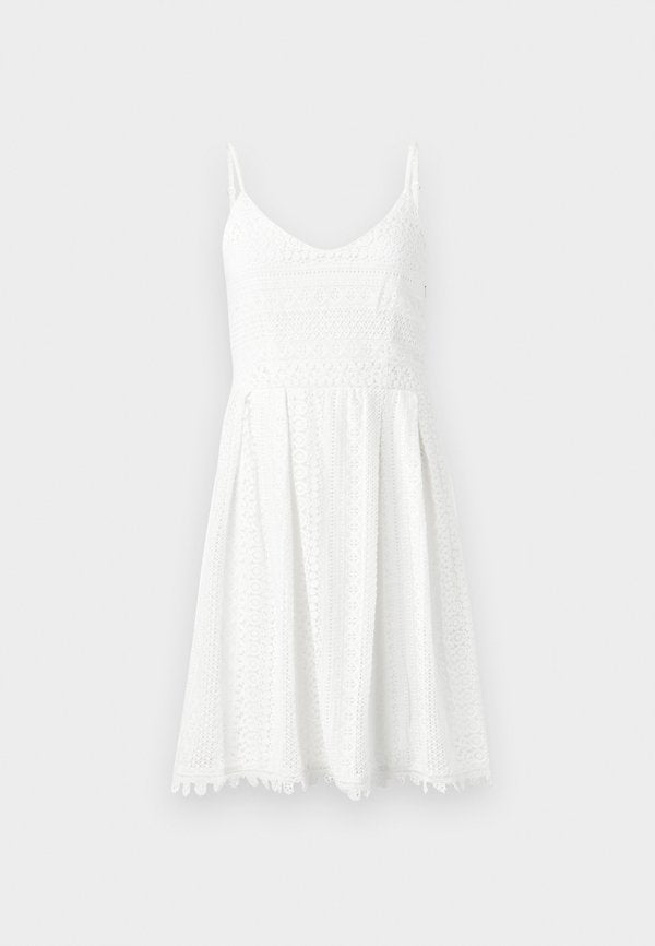 ONLY ONLHELENA SHORT DRESS - Day dress - cloud dancer
