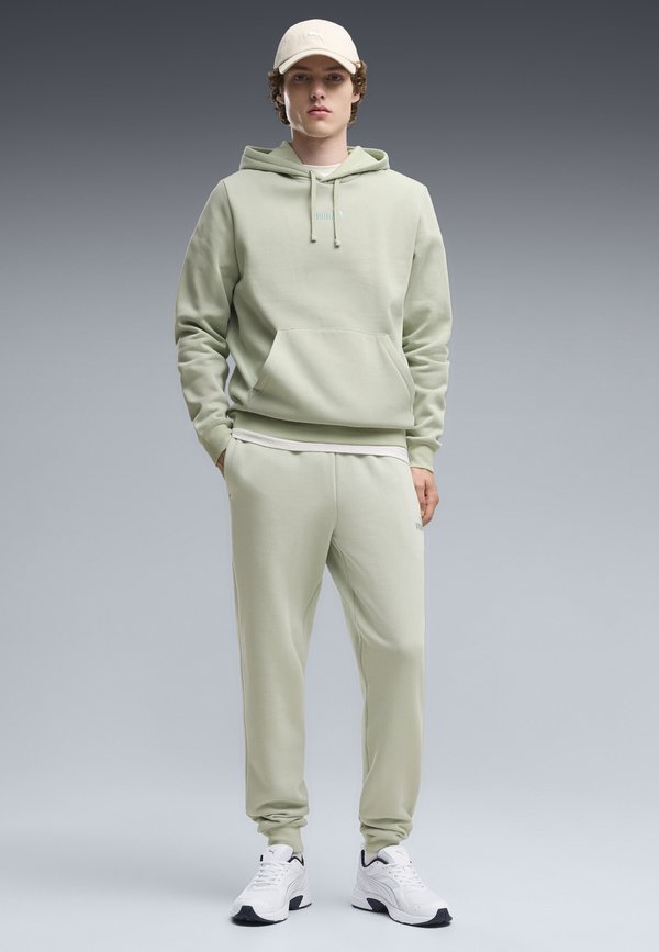 Puma ESSENTIALS NO.1 LOGO FLEECE HOODIE - Hoodie - soft grass