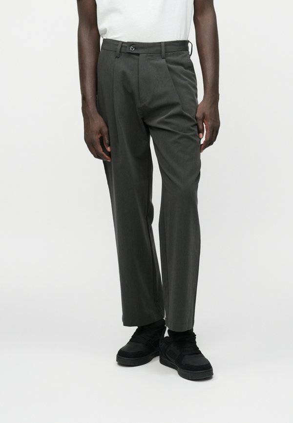 Jack & Jones Classic Wide Leg Fit - Chinos - dark grey melange