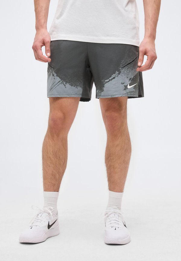 Nike Performance NIKECOURT ADVANTAGE SLAM SHORT - Sports shorts - anthracite/cool grey/white