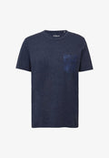 s.Oliver MIX MIT ARTWORK - Print T-shirt - tiefblau