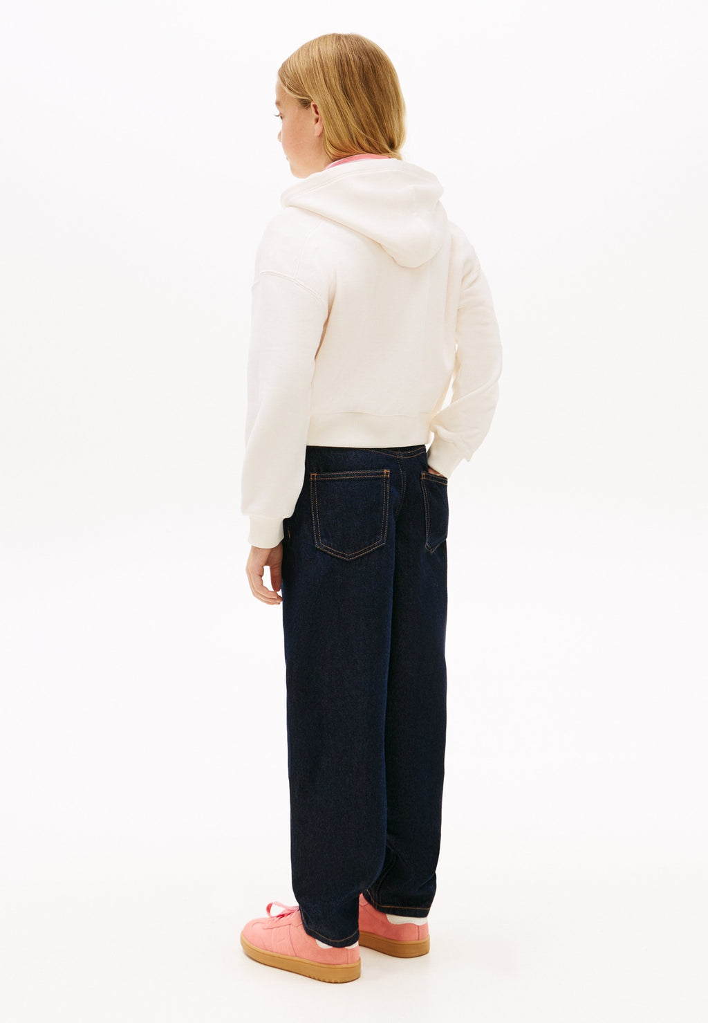 TEXTURED LOGO RELAXED HOODY Media 4
