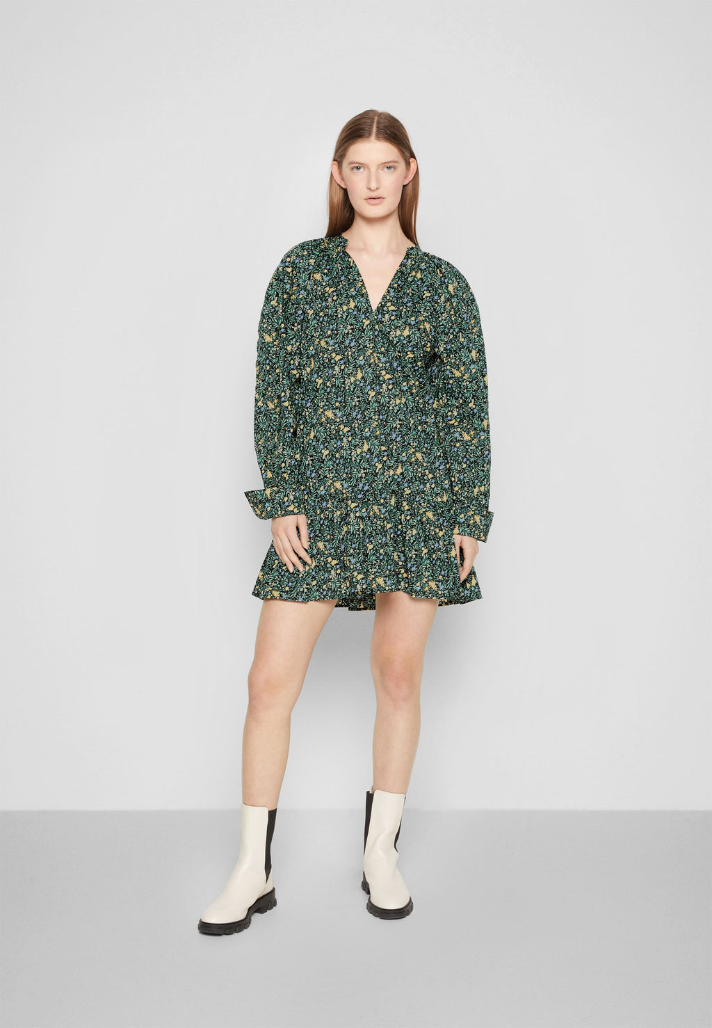 DESIGNERS REMIX SANDRA SCALLOP DRESS