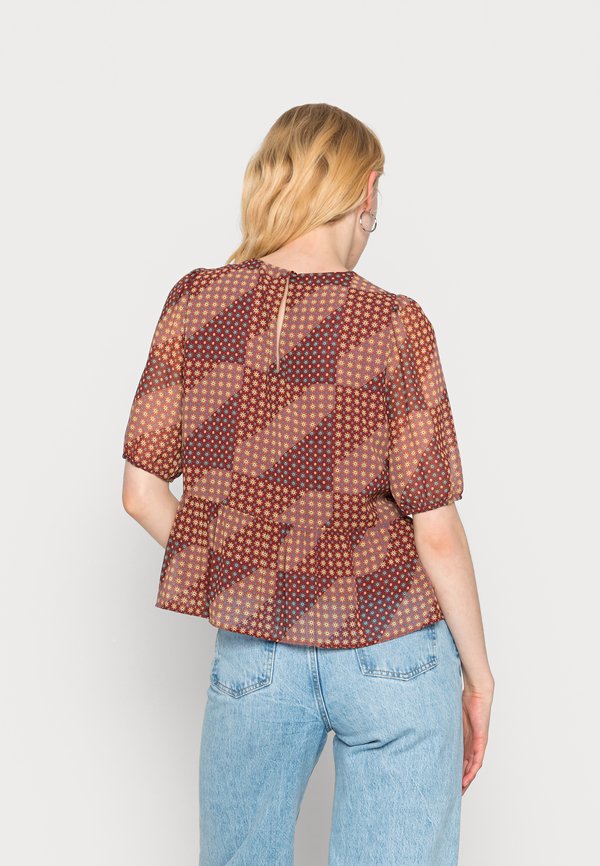 Vero Moda VMNATASHA PATCHWORK 2/4 BLOUSE