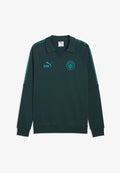 Puma MANCHESTER CITY KING DRILL  - Club wear - green terrain-tropical blue
