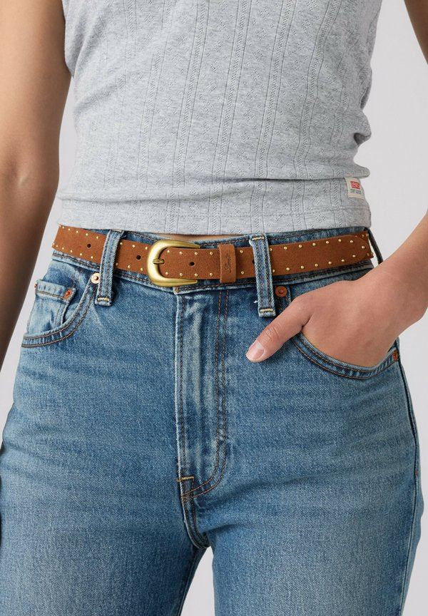 Levi's® BELLA STUDDED BELT MOCHA BISQUE - Belt - mocha bisque - browns