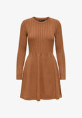 ONLY ONLFIA CABLE  - Jumper dress - tobacco brown