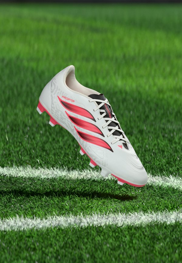 adidas Performance PREDATOR CLUB FG/MG UNISEX - Football boots artificial grass - footwear white/solar turbo/core black