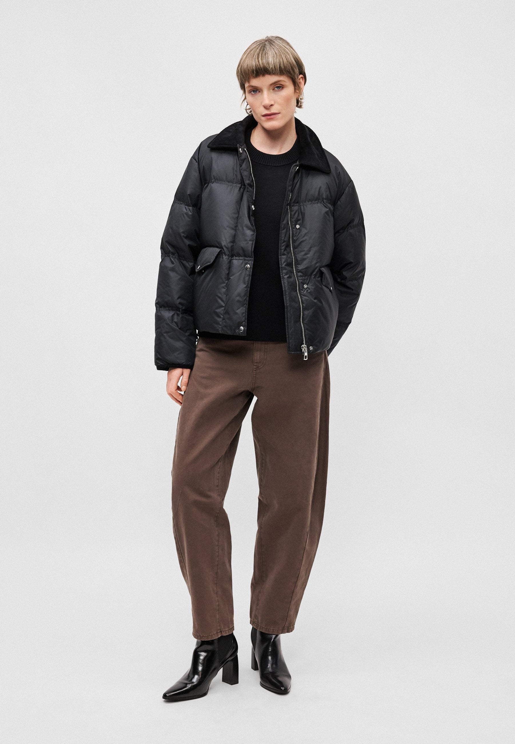 Marc O'Polo JACKET CONTRAST COLLAR FLAP POCKETS