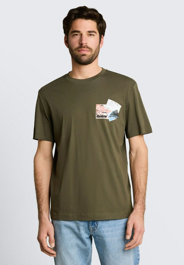 TOM TAILOR TOM TAILOR T-SHIRT T-SHIRT MIT FOTOPRINT - Print T-shirt - deep leaf green