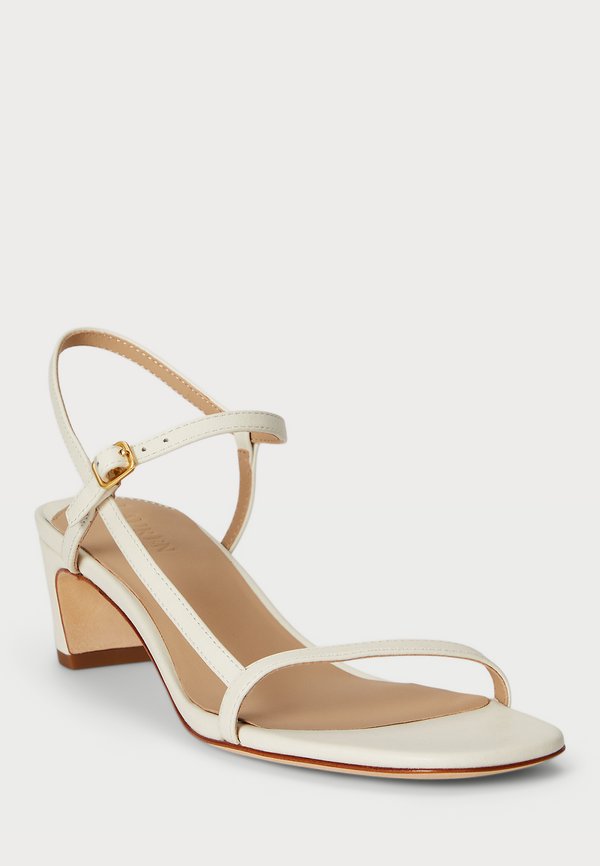 Lauren Ralph Lauren LAINEE MID-HEEL NAPPA LEATHER SANDAL