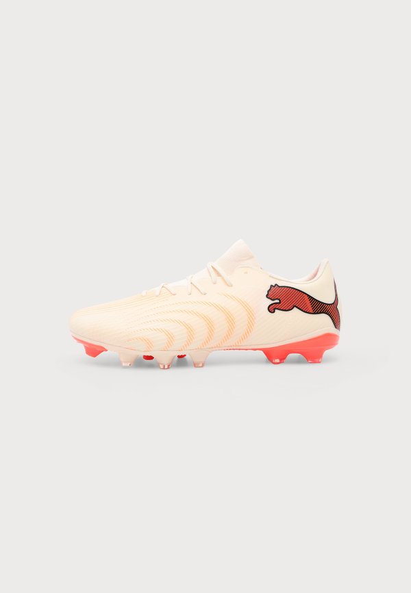 Puma FUTURE 9 MATCH FUSION  - Firm-ground football boots - sugared almond/white/ultra red/black