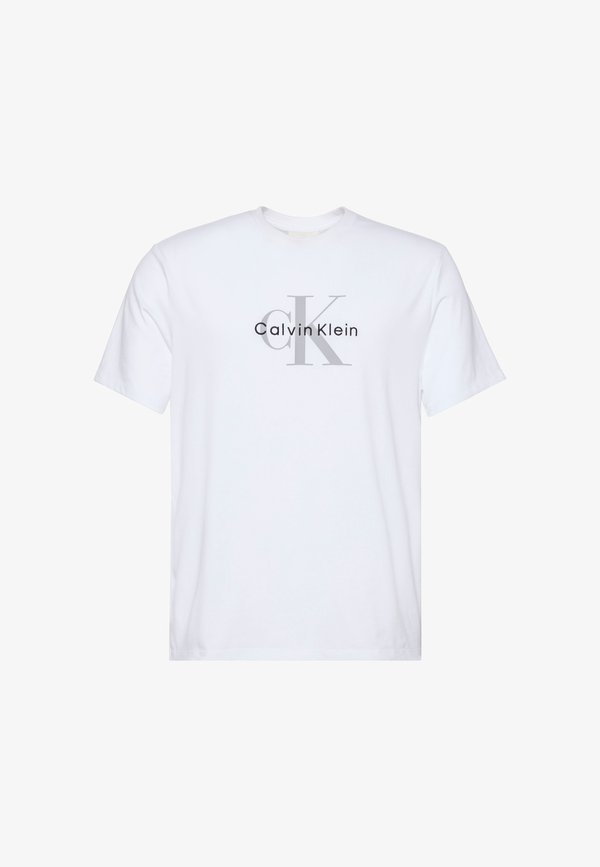 Calvin Klein Jeans SS HERO MONOLOGO TEE 20S - Print T-shirt - bright white