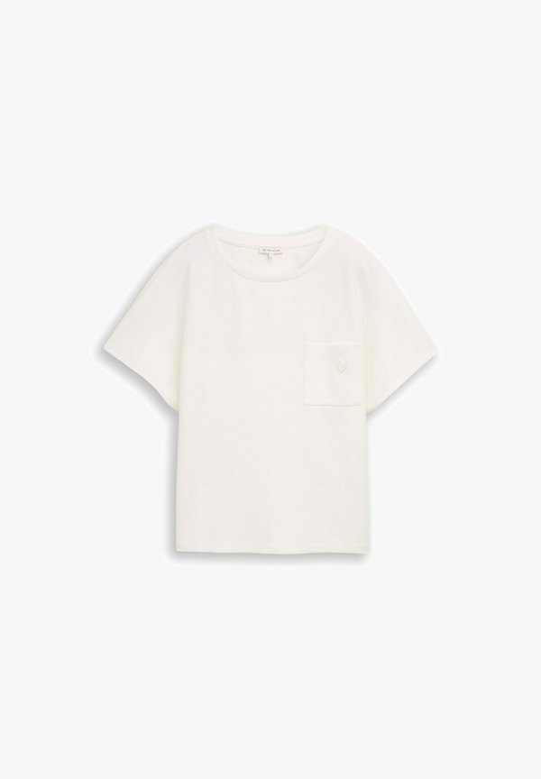 TOM TAILOR Basic T-shirt - whisper white
