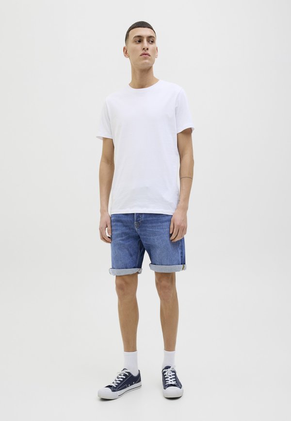 Jack & Jones RICK JJIORG 2 PACK - Denim shorts - blue denim/black denim