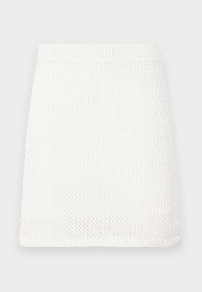 Mid Rise Crochet-Style Mini Skirt