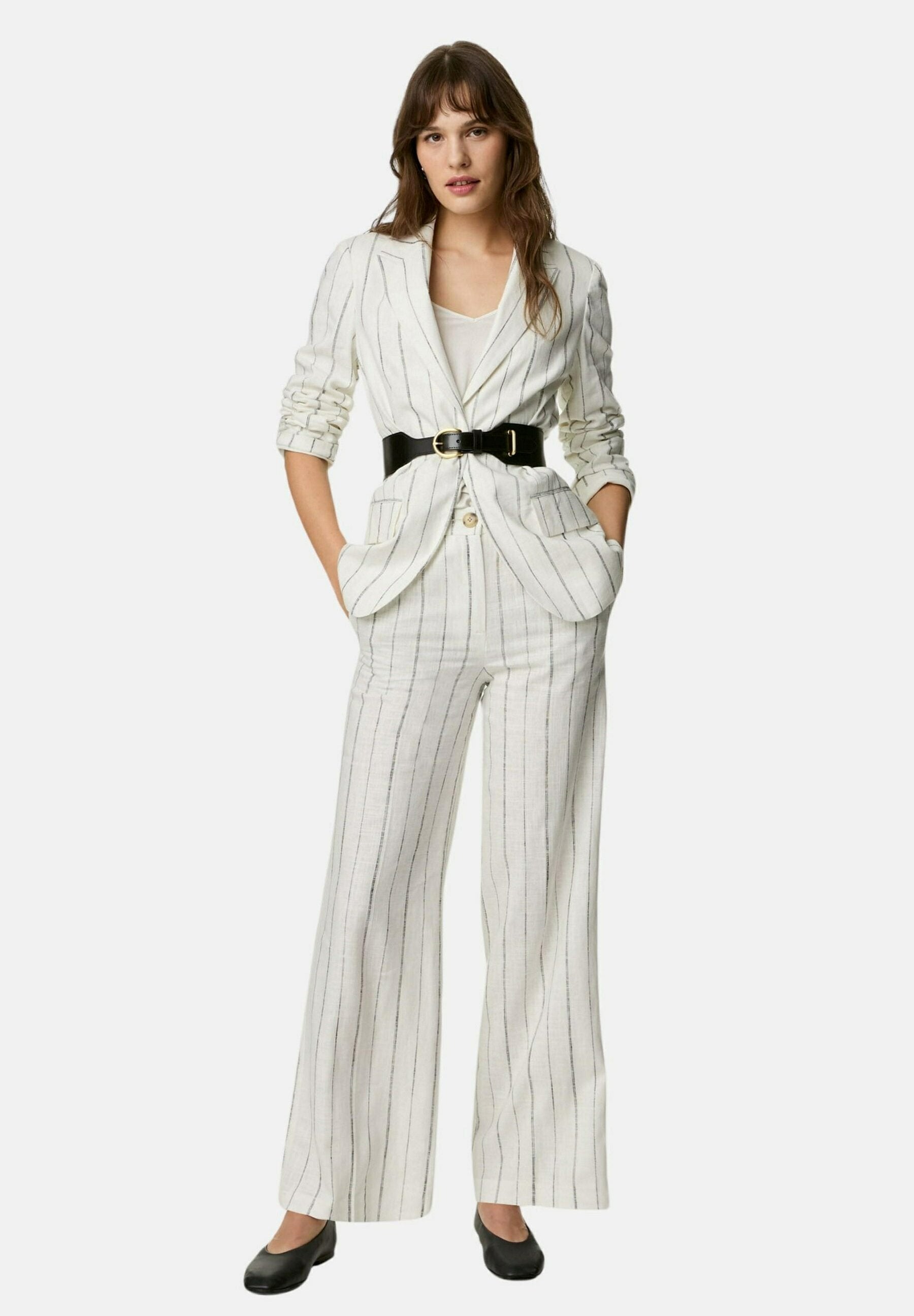 Marks & Spencer LINEN RICH STRIPED