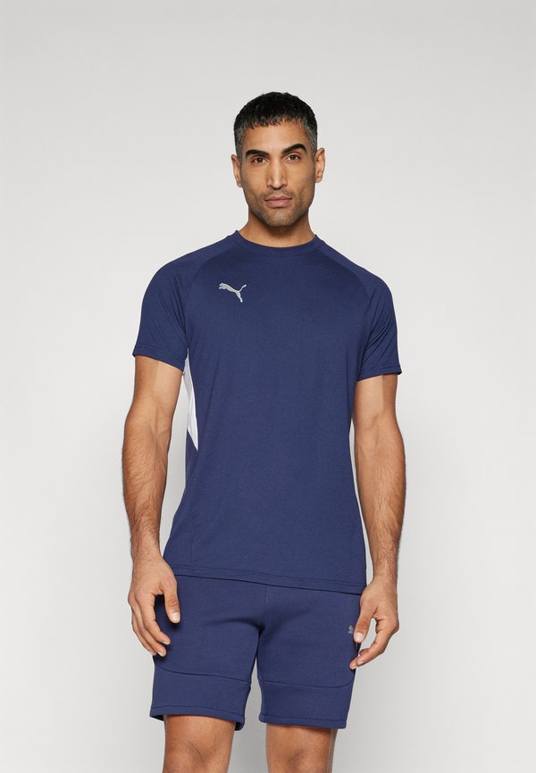 Puma TEE - Print T-shirt - navy