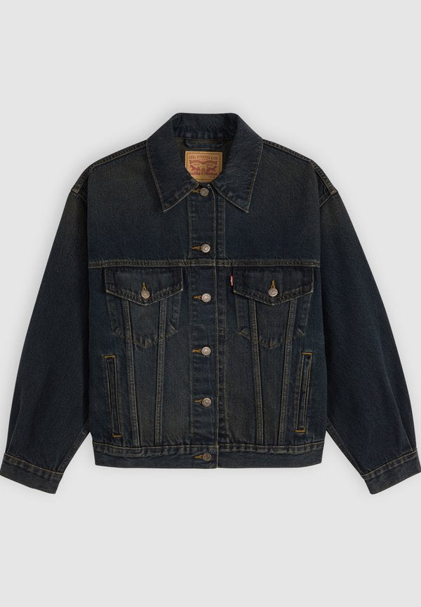 Levi's® 90S TRUCKER - Denim jacket - black