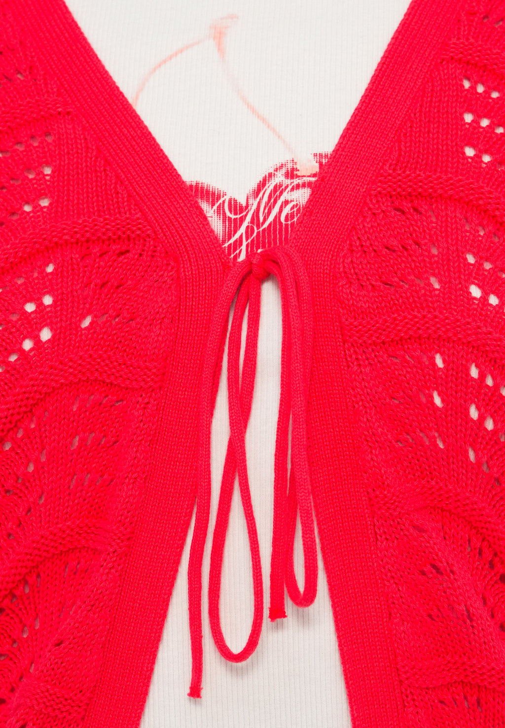 VILA Knitted VIWAVE Tie front