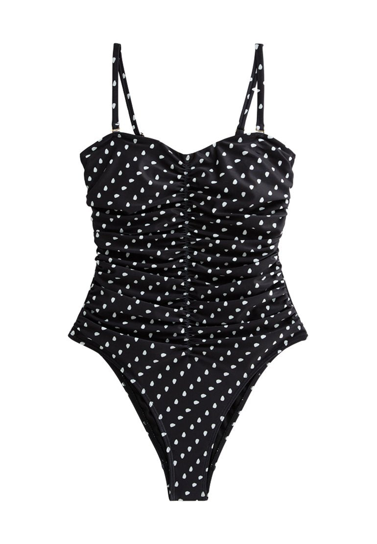 New Look SPOTTED RUCHED FRONT