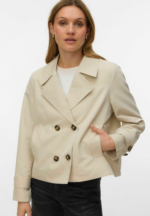 Vero Moda VMCHLOEMIA - Trenchcoat - oatmeal