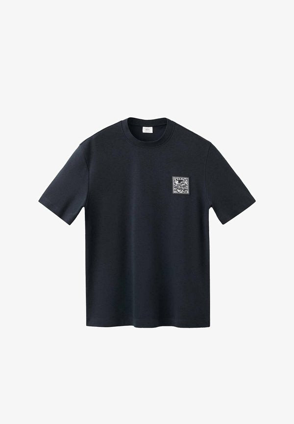 Mango ADULT - Print T-shirt - royal blue