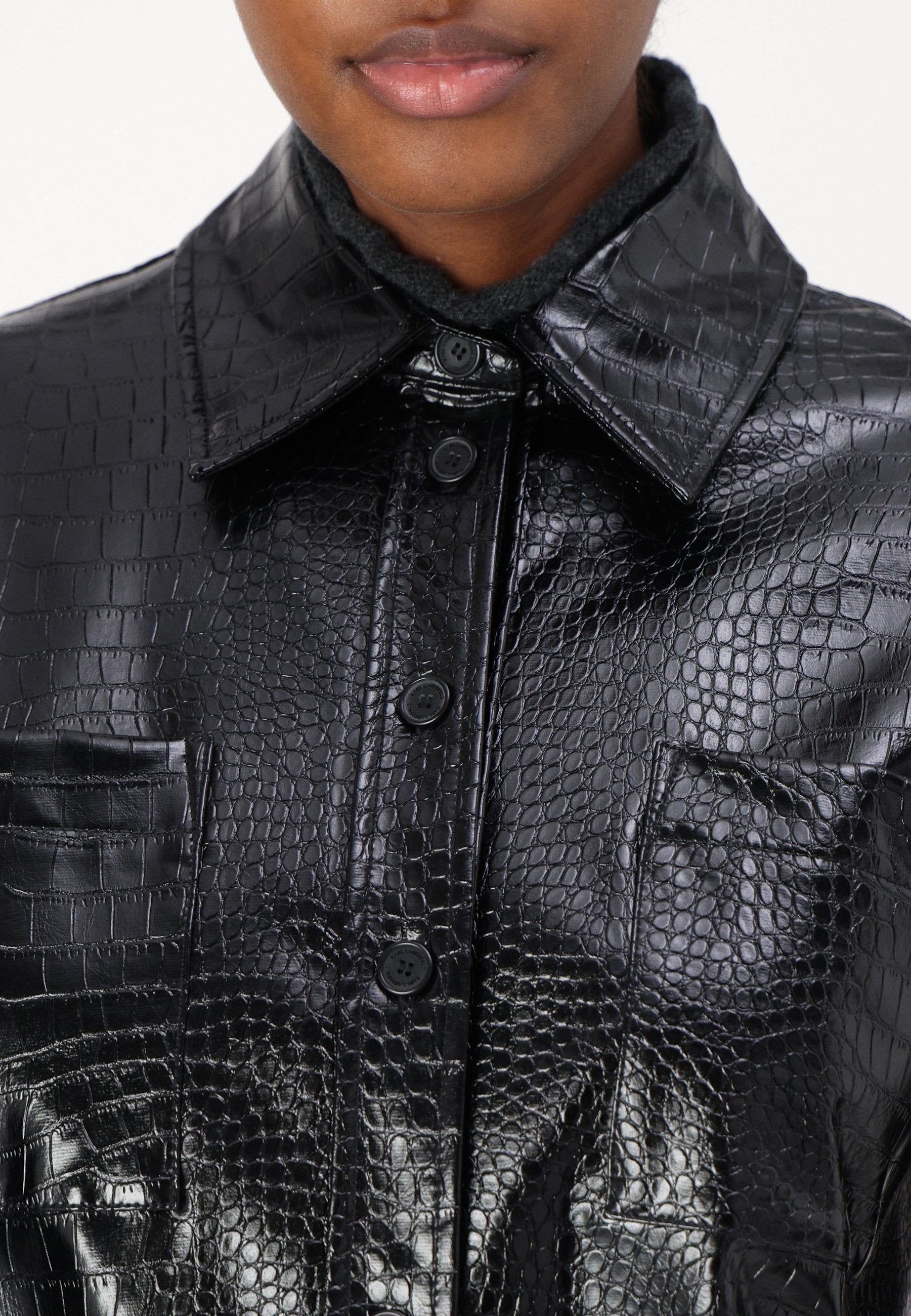 KARL LAGERFELD Kunstlederjacke Media 6