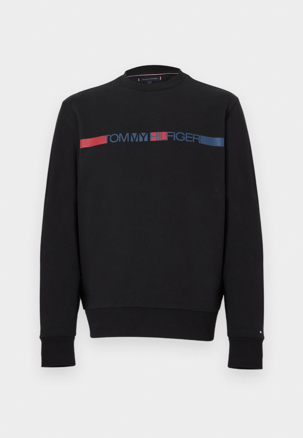 LOGO STRIPE FRENCH TERRY SWEATSHIRT Media 1