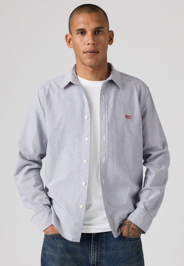 Levi's® BATTERY SHIRT STANDARD - Shirt - white/navy