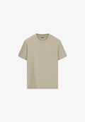 Guess BESTICKTES LOGO-T-SHIRT - Basic T-shirt - beige