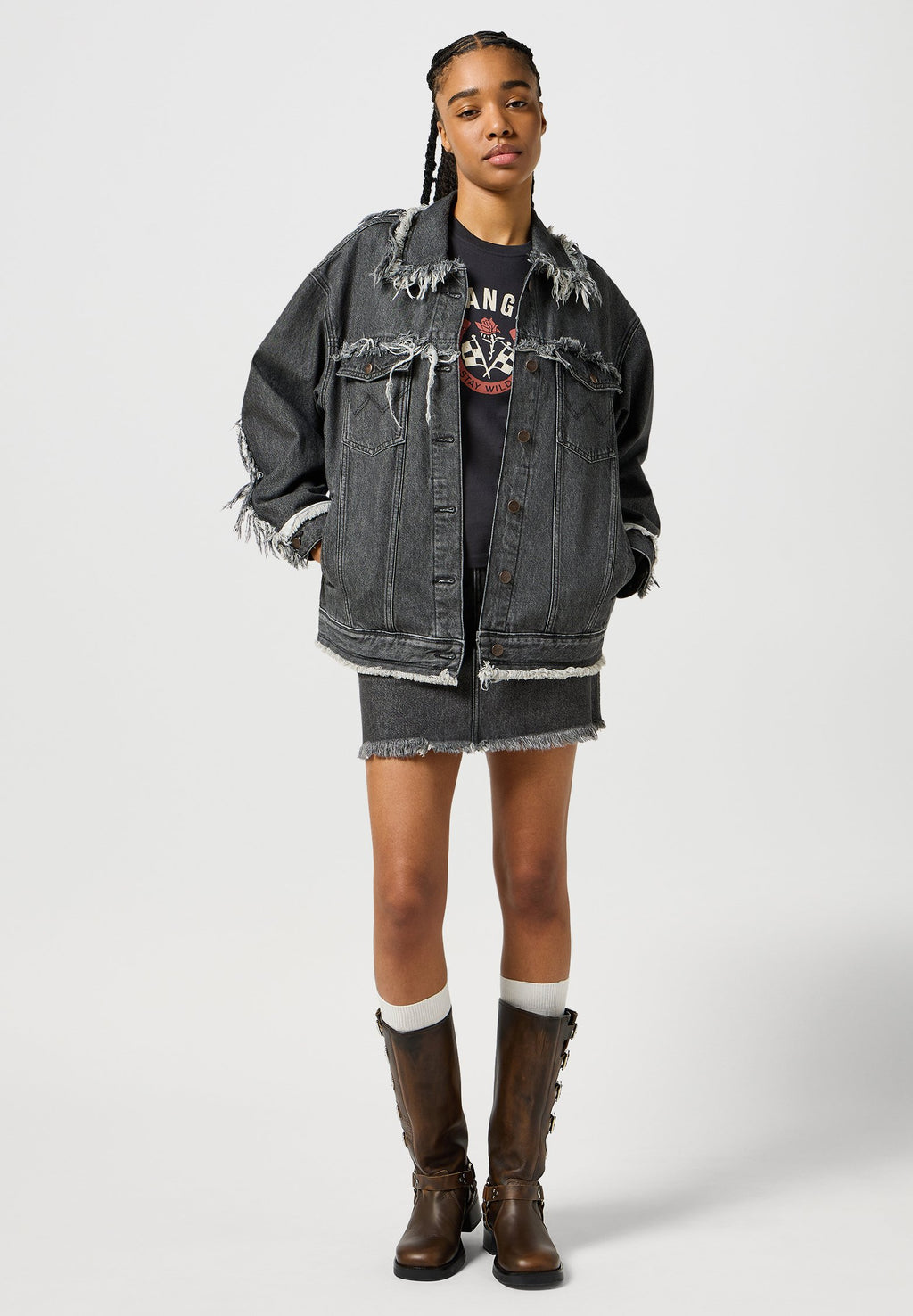 Wrangler DENIM MINI SKIRT