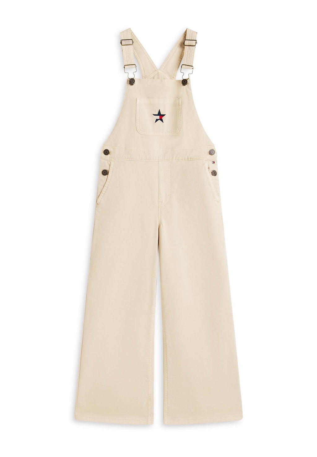 STAR LOGO WIDE LEG TWILL DUNGAREES Media 1