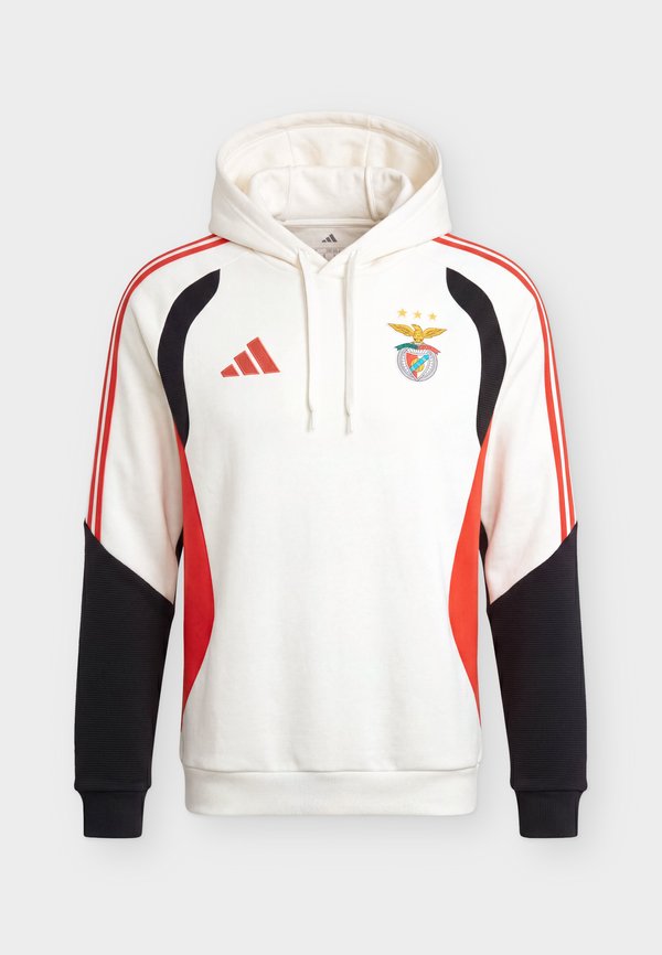 adidas Performance SL BENFICA TIRO26 COMPETITION HOODIE - Club wear - cloud white/red