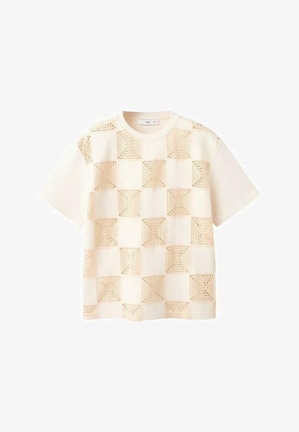 Mango ADULT - Print T-shirt - off-white