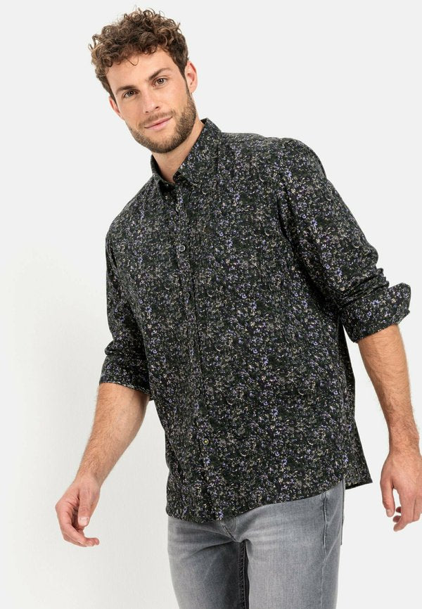 camel active LANGARM MIT ALLOVER-PRINT
