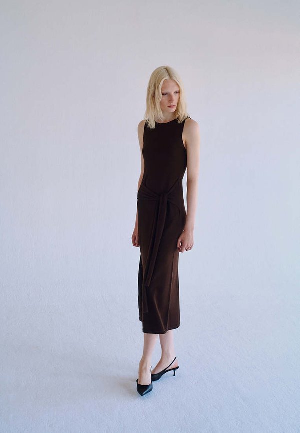 Mango ADULT - Maxi dress - brown