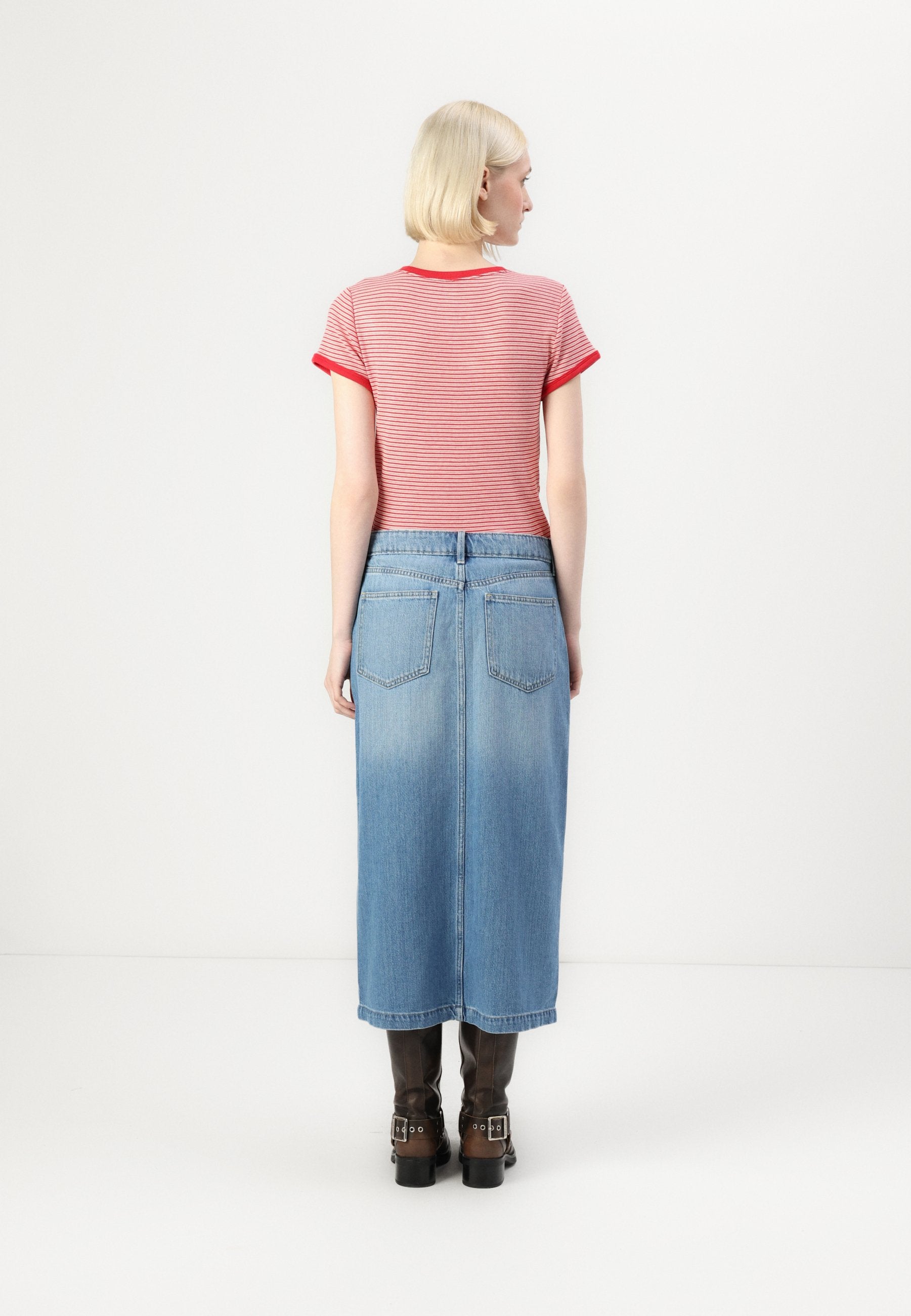 GAP MIDI SKIRT