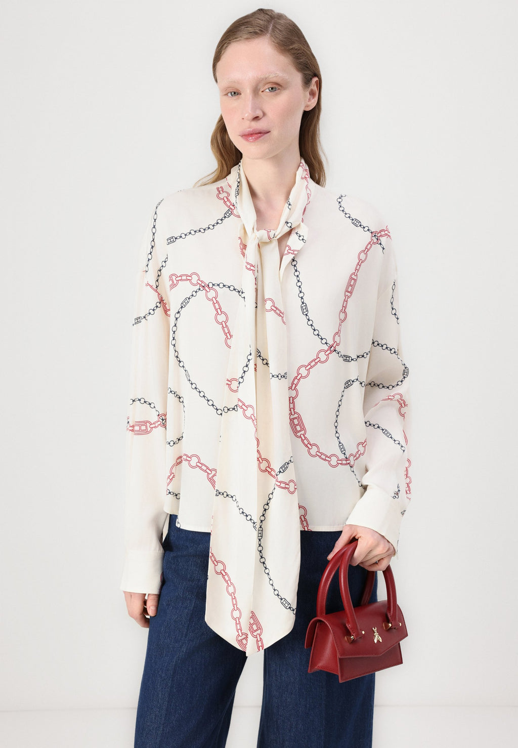 FLUID BOW BLOUSE Media 5