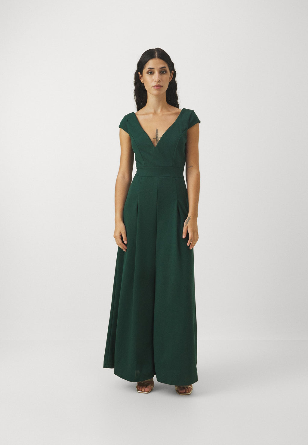 WAL G PETITE MYLA CAP SLEEVE
